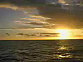 Royalty Free Stock Video SD Footage Sunset Shot From a Catamaran in Kauai,  Hawaii