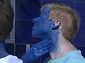 London turns blue for giant Smurf-fest