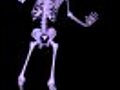 Skeleton Disco Dancing. Stock Footage