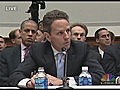 Geithner Testimony to House (CNBC)