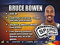 Bruce Bowen may nay not return to the Spurs next year