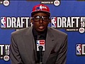 Al-Farouq Aminu talks about being selected by the Clippers in the NBA draft.