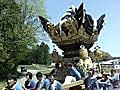 徳畑天神社　茂利　町内巡行