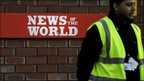 Watch                                     Shock at News of the World closure