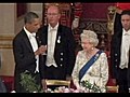 Banda real erra e Obama faz brinde sozinho à rainha Elizabeth 2ª