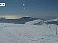 Sierra Nevada bietet Skifahren mit Meerblick