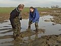 Paleontologists in Mud
