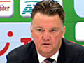 Pressekonferenz mit Louis van Gaal und Mirko Slomka