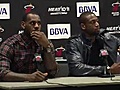 LeBron James and Dwyane Wade talk about beating the Lakers