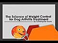 Weight Control for Dog Arthritis Treatment