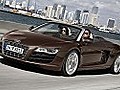 10 Zylinder Cabrio R8 Spyder von Audi