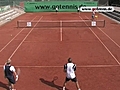 Tennisübung Vorhand / Rückhand