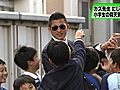 サッカー・横浜FCの三浦知良選手、横浜市立三ツ沢小学校で授業