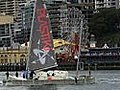 Plastic-bottle boat arrives in Sydney