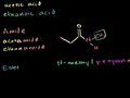 Amides,  Anhydrides, Esters and Acyl Chlorides