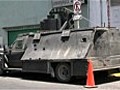 Mexican police seize tank from drug gang