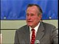 George Bush Breaks Down Over Wife’s Surgery