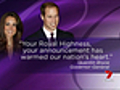 Aussies wish Kate and William well