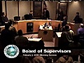 Humboldt County Board of Supervisors Meeting,  Morning Session - 2010-02-02 (February 2, 2010)