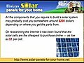 How to Make Solar Panels in Your Backyard with $ 200 Dollars?