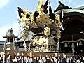 住吉神社　北条節句祭　宵宮　小谷　拝殿前　屋台差し上げ