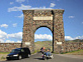 Entrance into Yellowstone National Park