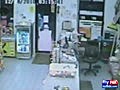 Big Stick vs Hammer During Robbery