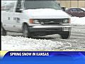 Kansas Governor declares disaster emergency after spring blizzard