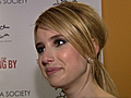 Video: Why Emma Roberts won’t take advice from famous aunt Julia