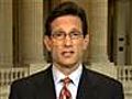 Rep. Cantor discusses budget debate