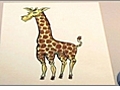 How to Draw a Cartoon Giraffe