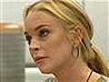 Lohan denies drinking after fall at NYC bar