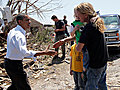 Raw video: Obama tours twister damage in Joplin