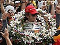 Wheldon wins Indy 500 when leader crashes