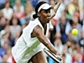 Venus struggles into third round