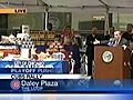 Cubs Playoff Rally: Mayor Daley Speaks