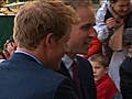 Les Princes William et Harry en Afrique du Sud