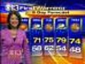 Meteorologist Bernadette Woods' 7 p.m. Forecast