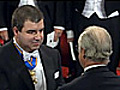 Konstantin Novoselov receives his Nobel Prize