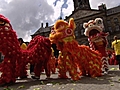 Grootste Chinese leeuwendans in Amsterdam