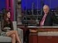 NEW! Selena Gomez - On David Letterman (2011) (English)
