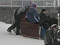 Couch Sledders Get Cushy Rush On Slopes