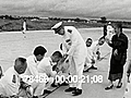 OFFICERS BOW TO LAOTIAN KING - HD