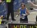 Raw Video: Bill Rodgers Finishes Boston Marathon