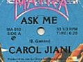 Carol Jiani - Ask Me