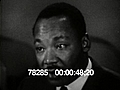 MARTIN LUTHER KING JR. REPORTS ON CIVIL RIGHTS - HD