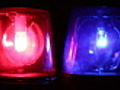 Red & Blue Police siren beacons - HD & PAL