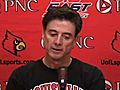 Rick Pitino previews the game against Pitt