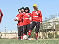 Afghan women on the pitch and loving it