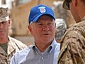 Gates begins farewell visits with troops